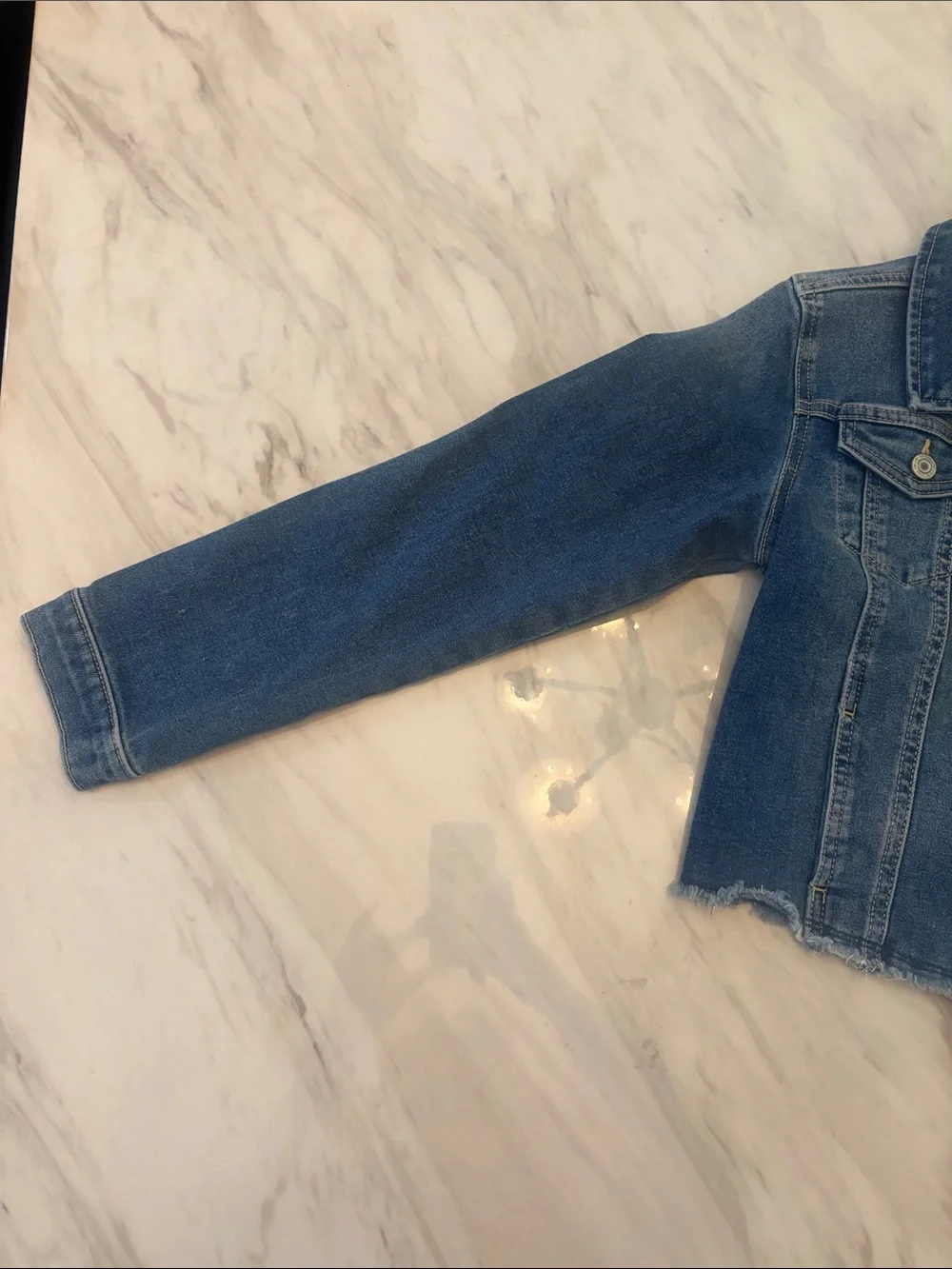 SO Kids Medium Blue Denim Jacket with Button Front